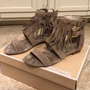 MICHAEL Michael Kors Billy sandal beige suede